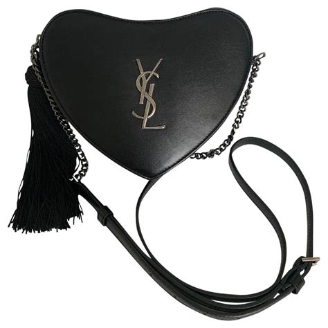 yves saint laurent heart bag|HANDBAGS .